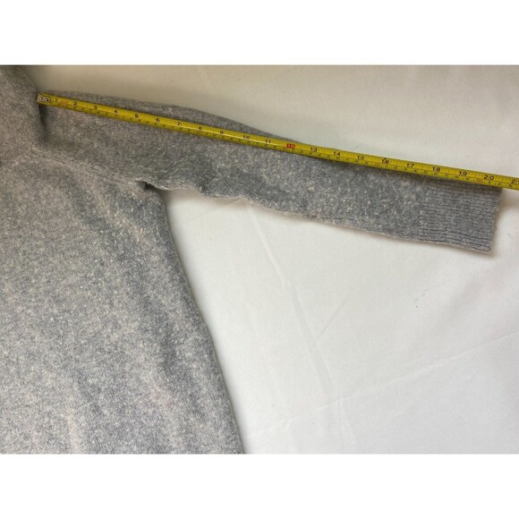 LOFT Women's Pullover Hooded Sweater Size XXSP Gray Soft Hoodie Knitted Acrylic - Picture 7 of 8